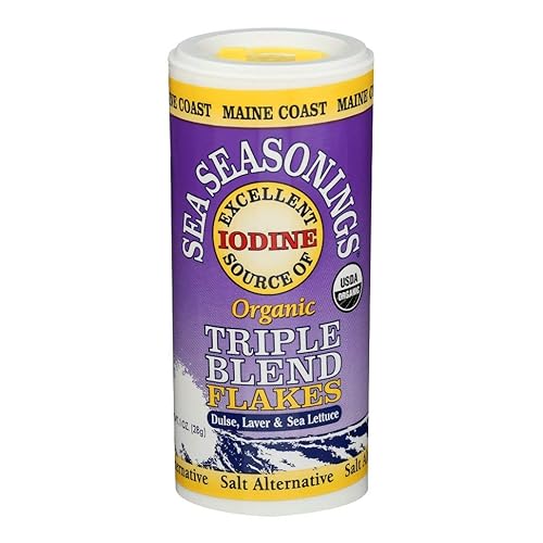 Condimento marino Maine Coast Triple Blend Flakes, 1 onza