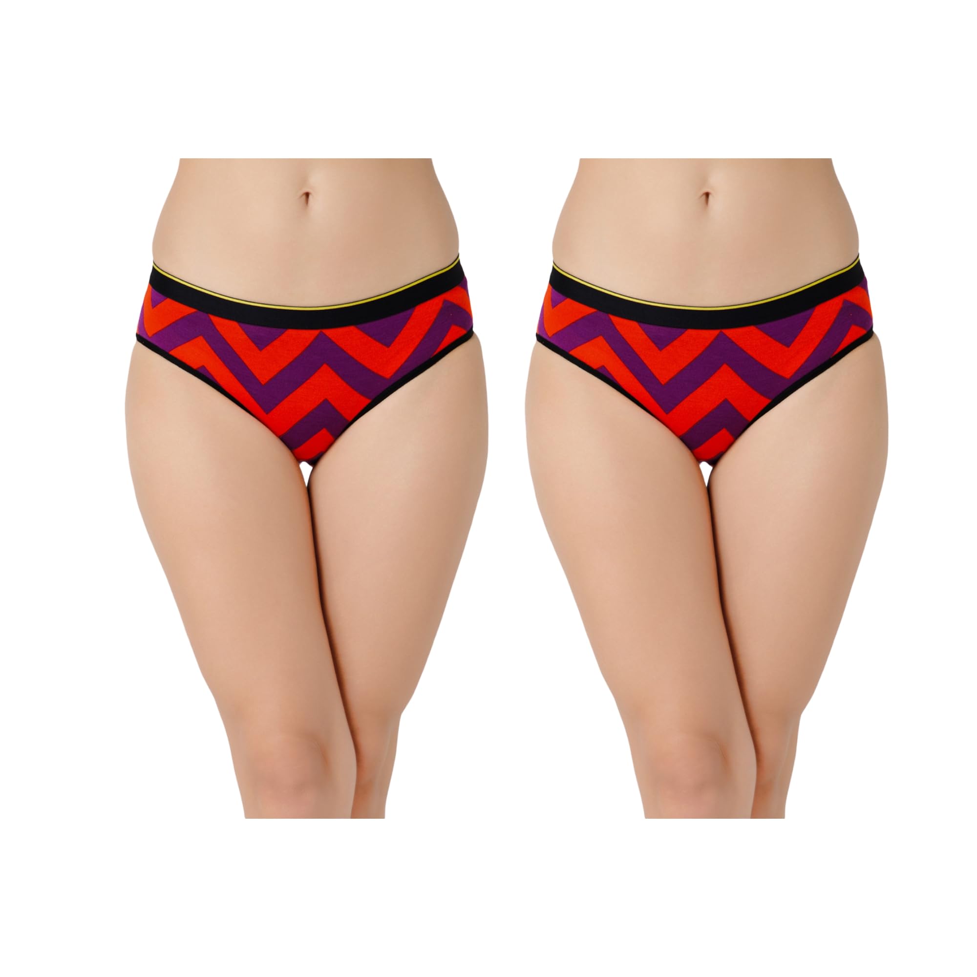 Women's Printed Micro Modal Bikinis Panties | Soft & Breathable Underwear |Combo Pack of 2-image-43