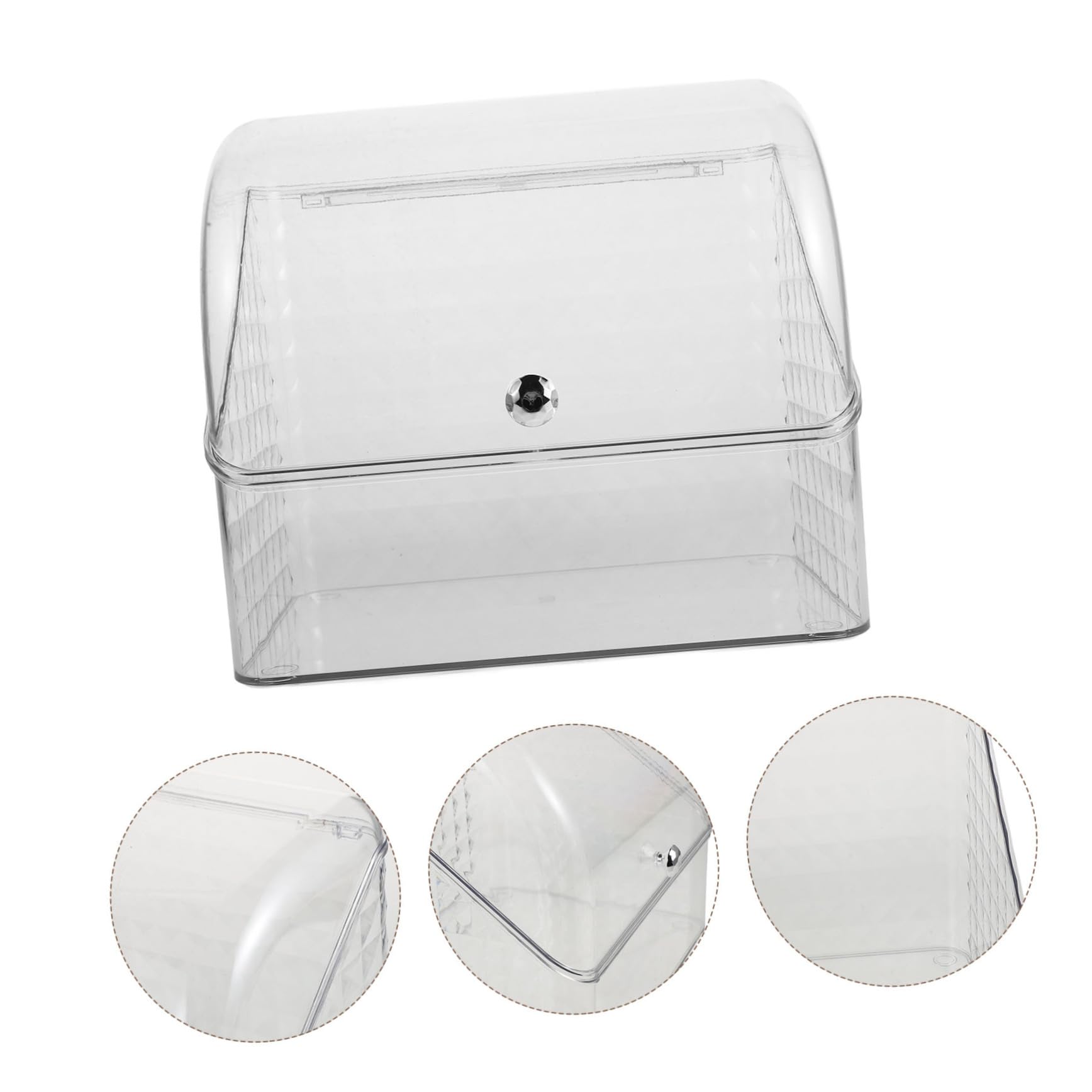 Ciieeo Aufbewahrung Für Make-up Make-up-behälter Transparenter Kosmetik-organizer Schmuckschatulle Regalkorbbehälter Für Schminktisch Hautpflegehalter Kosmetikvitrine