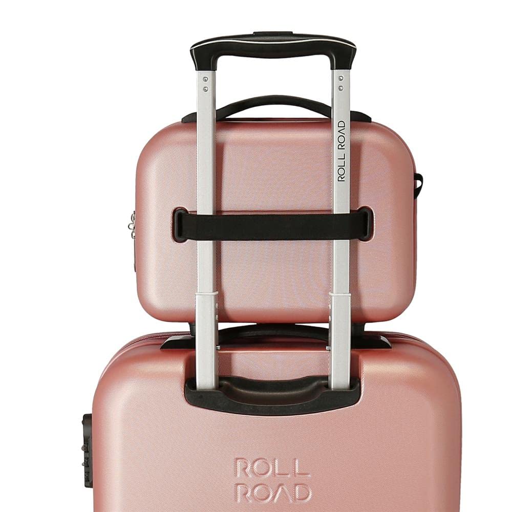 ROLL ROAD, CARNE, Beauty case adattabile con tracolla
