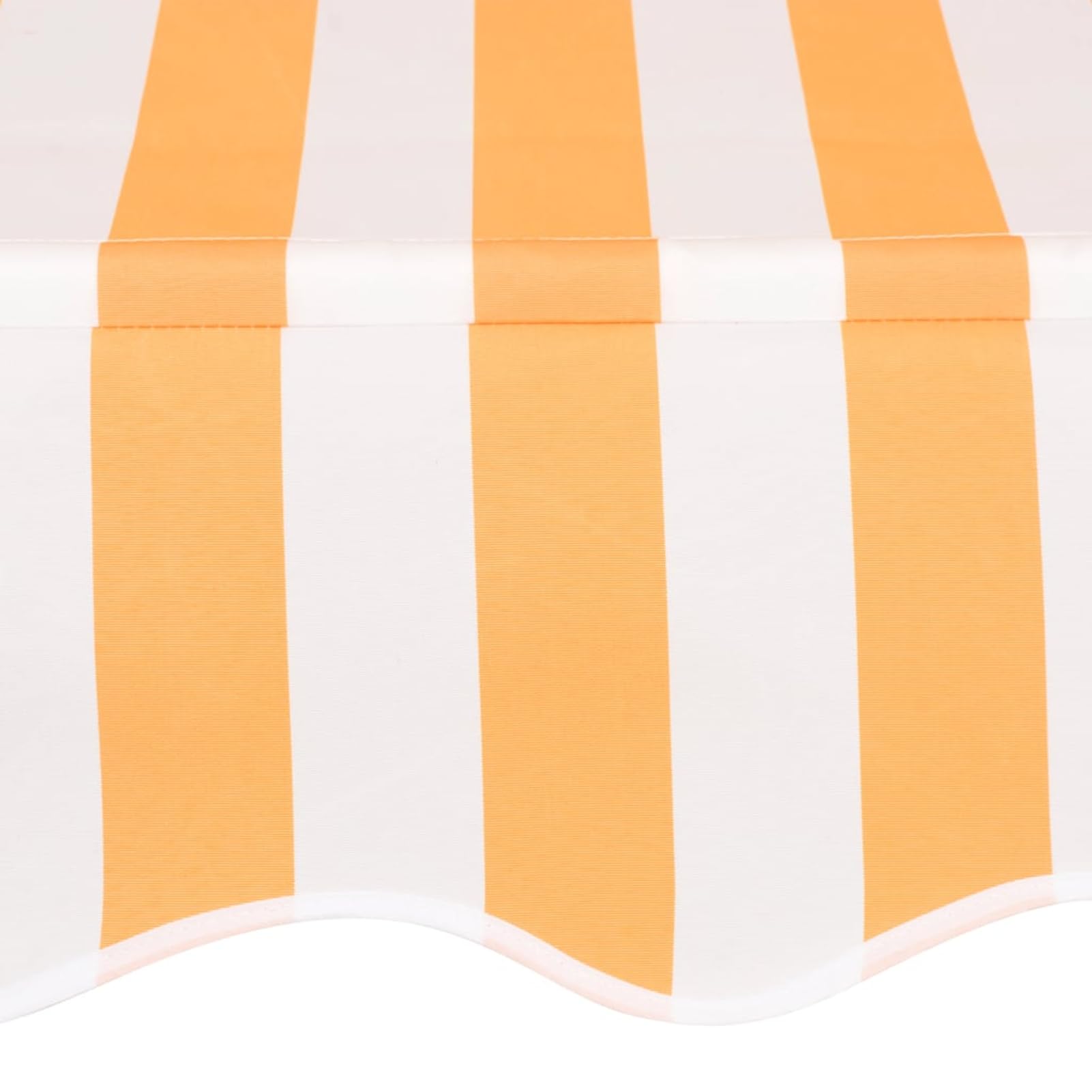 Wysuwana markiza balkonowa, obsługiwana ręcznie, 150 cm, pomarańczowa/biała, w paski, bez wiercenia, z korbą ręczną, aluminiowa markiza odporna na promieniowanie UV, regulacja wysokości i