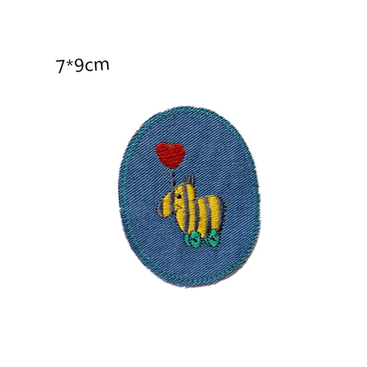 EXCEART 46piezas Parches Adhesivos De Para Ropa Jeans y Bolsas Decoración Infantil y Manualidades Parches Para Reparación y