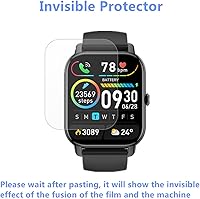 Vista 5 de Protector de pantalla compatible con Quican, Tensky ID208 PLUS Smartwatch (paquete de 6) película de TPU transparente compatible con reloj