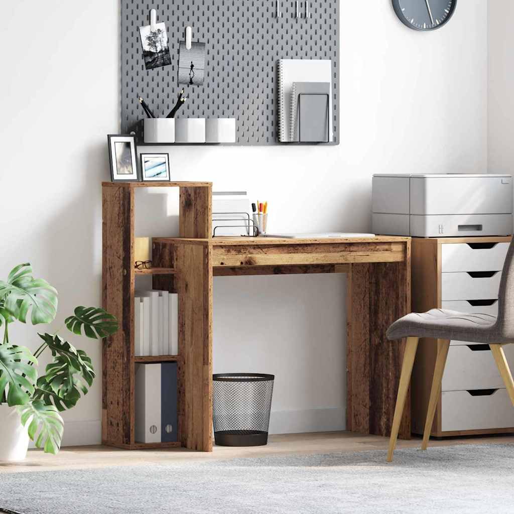 Bureau Informatique 100x40x90 cm Bois d'Ingénierie Ancien