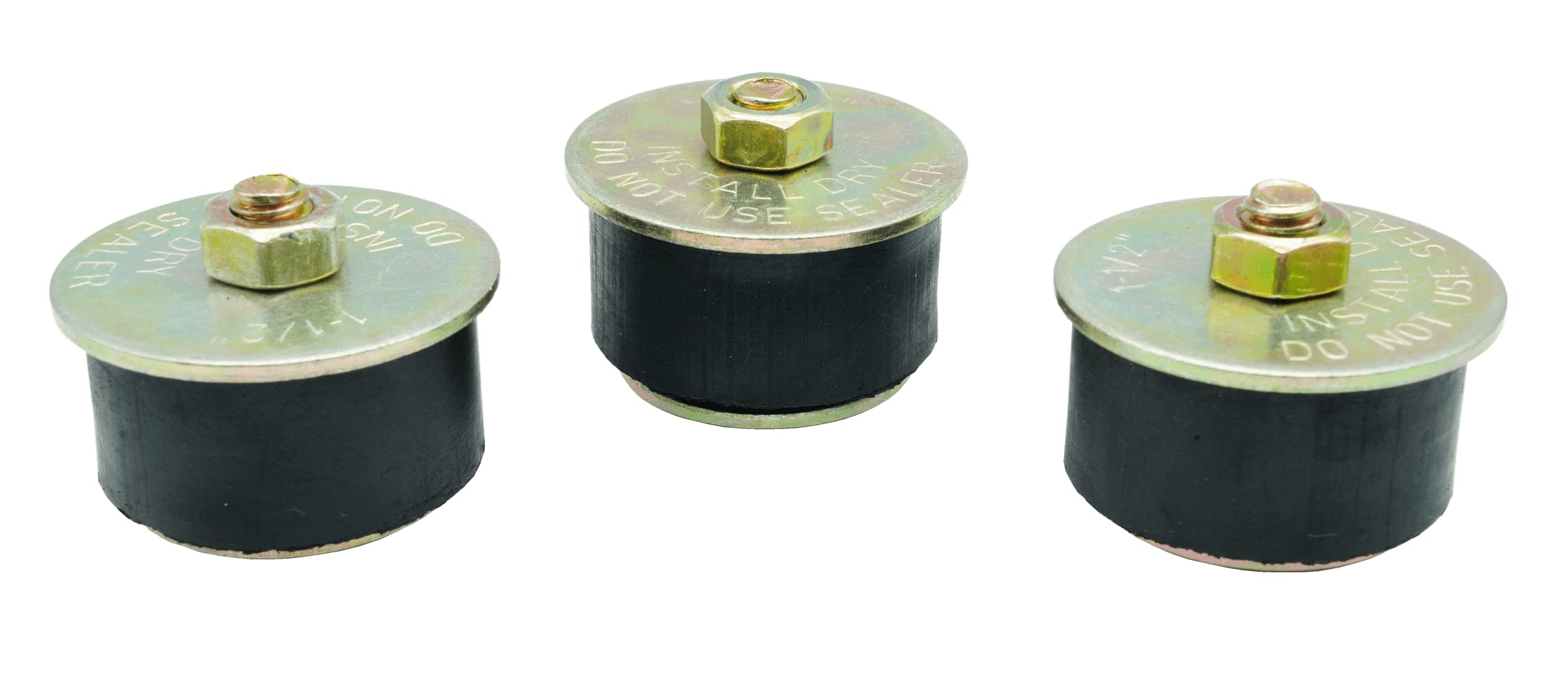 Dsnaduo Automotive Rubber Expansion Plug (1-1/2 Inch to 1-5/8 Inch) 38mm -41mm，3-Pack Neoprene Expansion Plug Replace Engine Expansion Plugs 025033, 58253, 570-009