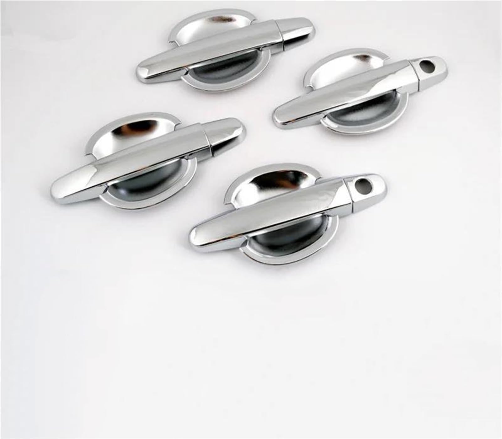TRFBD Decorative Cover Chrome Car Door Handle Cover + Cup Bowl for Yaris for Vios 2006 2007 2008 2009 2010 for Corolla 2003-2013