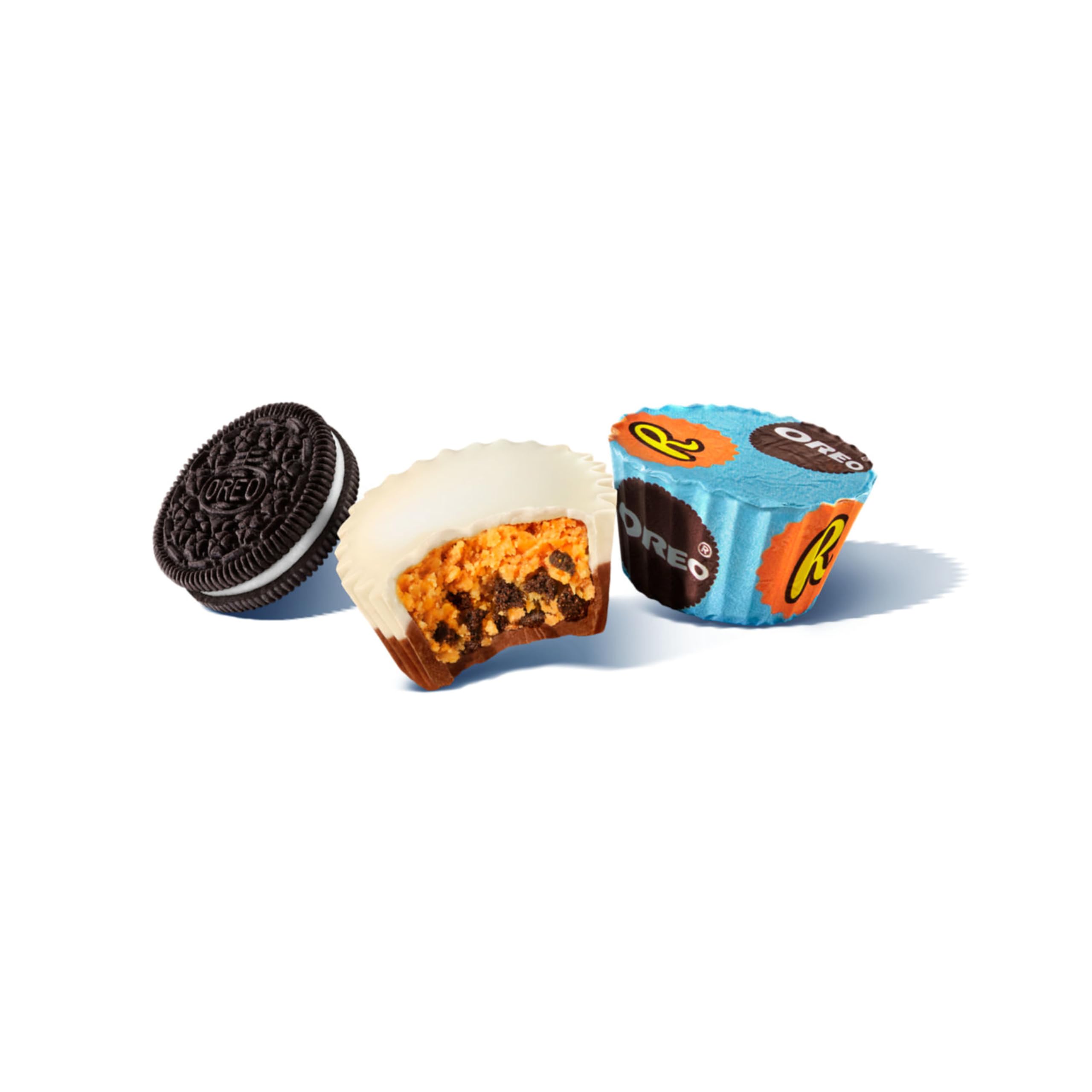 REESES OREO Miniatures Milk Chocolate and White Creme Peanut Butter Cups Candy Share Pack 9 oz — view 7