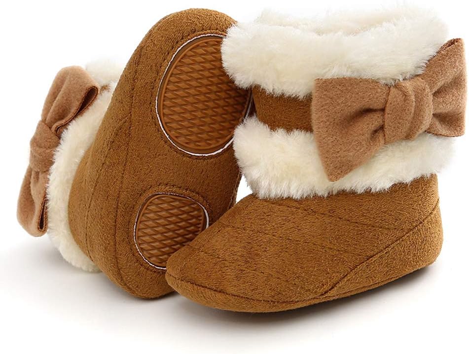 Baby Girls Boys Snow Boots Plush Soft Sole Anti-Slip Warm Winter Shoes Toddler First Walkers… Baby Girls Boys Snow Boots Plush Soft Sole Anti-Slip Warm Winter Shoes Toddler First Walkers…