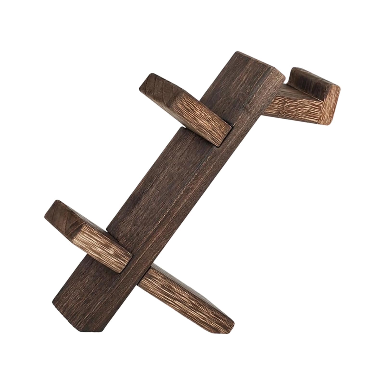 Kelisdi Wooden Game Accessory Stand Can Hold Headphone Controllers and Small Items Neat Desktop Organization Space Saving