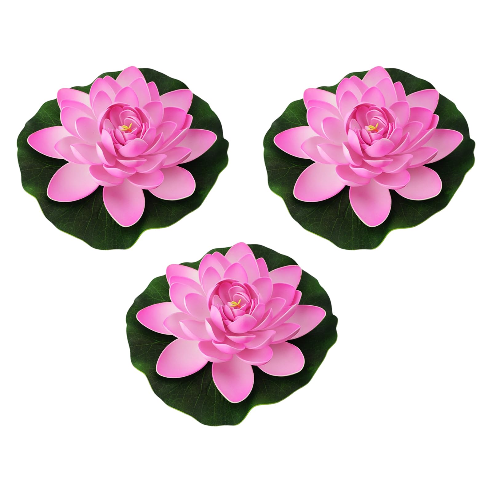 Tsophreniq Realistic Water Lilies Flower Bouquets Simulation Decors for Vase Centerpiece Floral Arrangements Faux