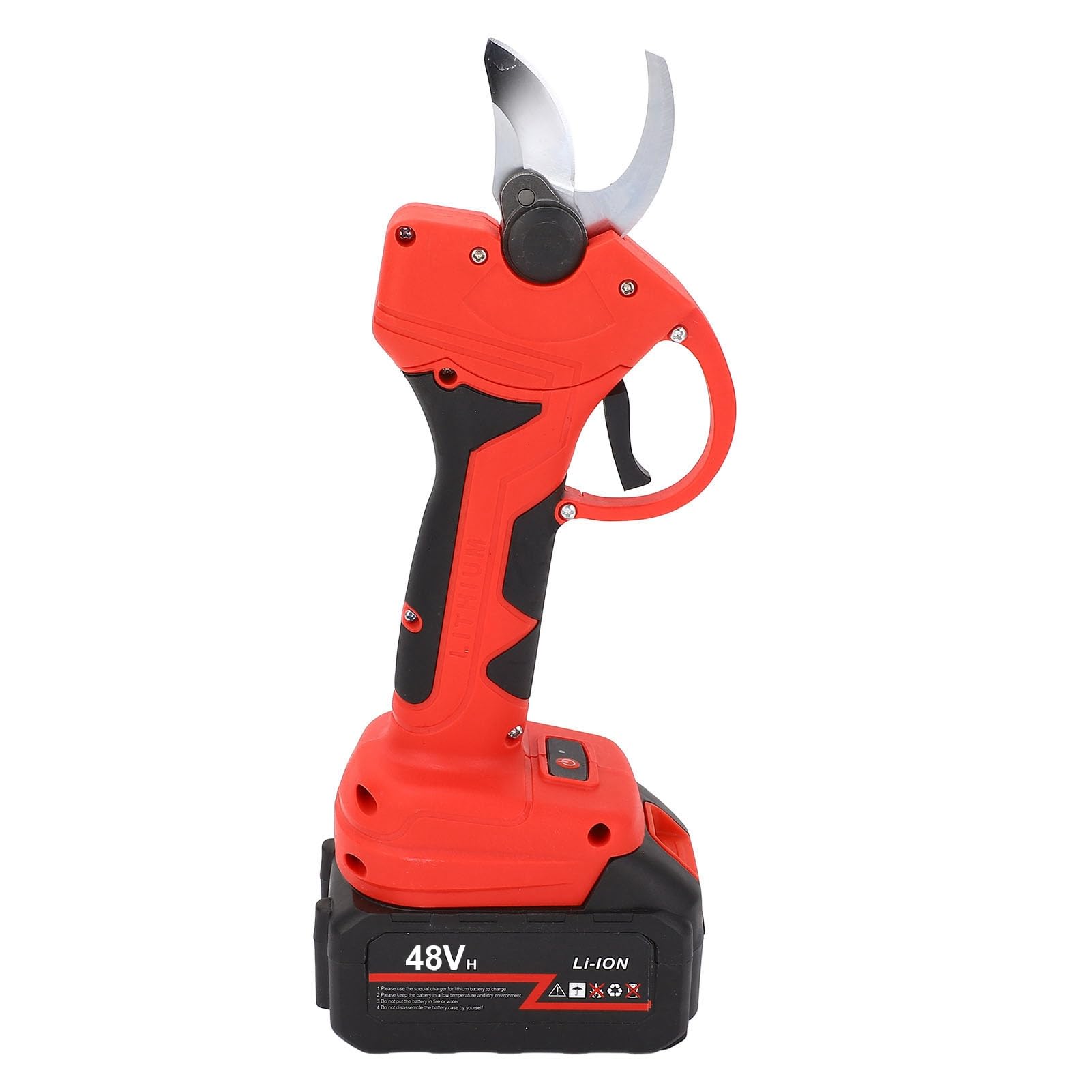 Walfront Cesoia Elettrica da Potatura Potatore Elettrico a Batteria Troncarami da 30 Mm con Lama in Acciaio Ad Alto Tenore di Carbonio SK5 e Motore Brushless per Giardini Parchi (Spina europea)