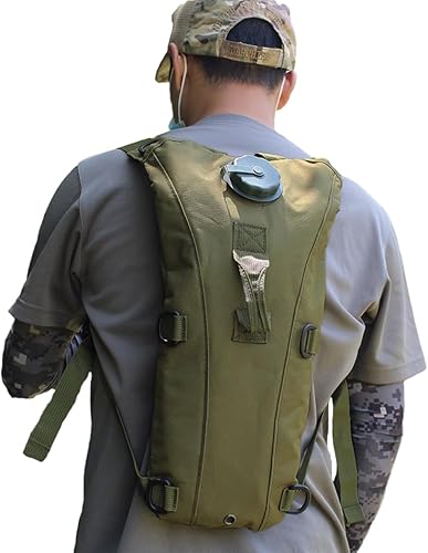 Miniatura 2 de Mochila de agua para senderismo con bolsa de agua de 3 L, bolsa de depósito de almacenamiento de agua ajustable para hombres y mujeres, chaleco para