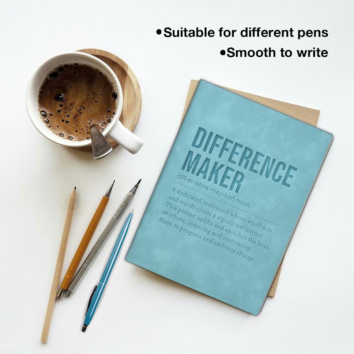 Difference Maker Gifts Difference Maker Definition Journal Notebook, quaderni ispiratori, regali di ringraziamento per colleghi, mentore, leader, capo insegnante