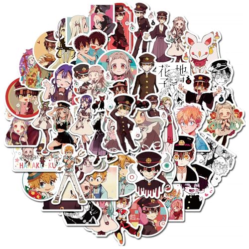 地縛少年花子くん ステッカー セット スーツケース 防水 シールセット グッズ アニメ コレクション 可愛い 写真シール お気に入りのスーツケース 贈り物 バイク ヘルメットなど適用 誕生日プレゼント 萌えグッズのサムネイル