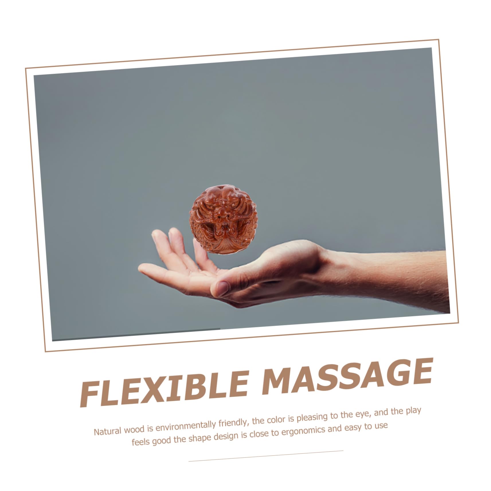 5 Paare Handmassageball multifunktionale Massage Massagebälle für Handübungen Fitnessstudio Ö fitnessball gymnastikballe entspannende handbälle aus holz Outdoor-Handmassagegeräte