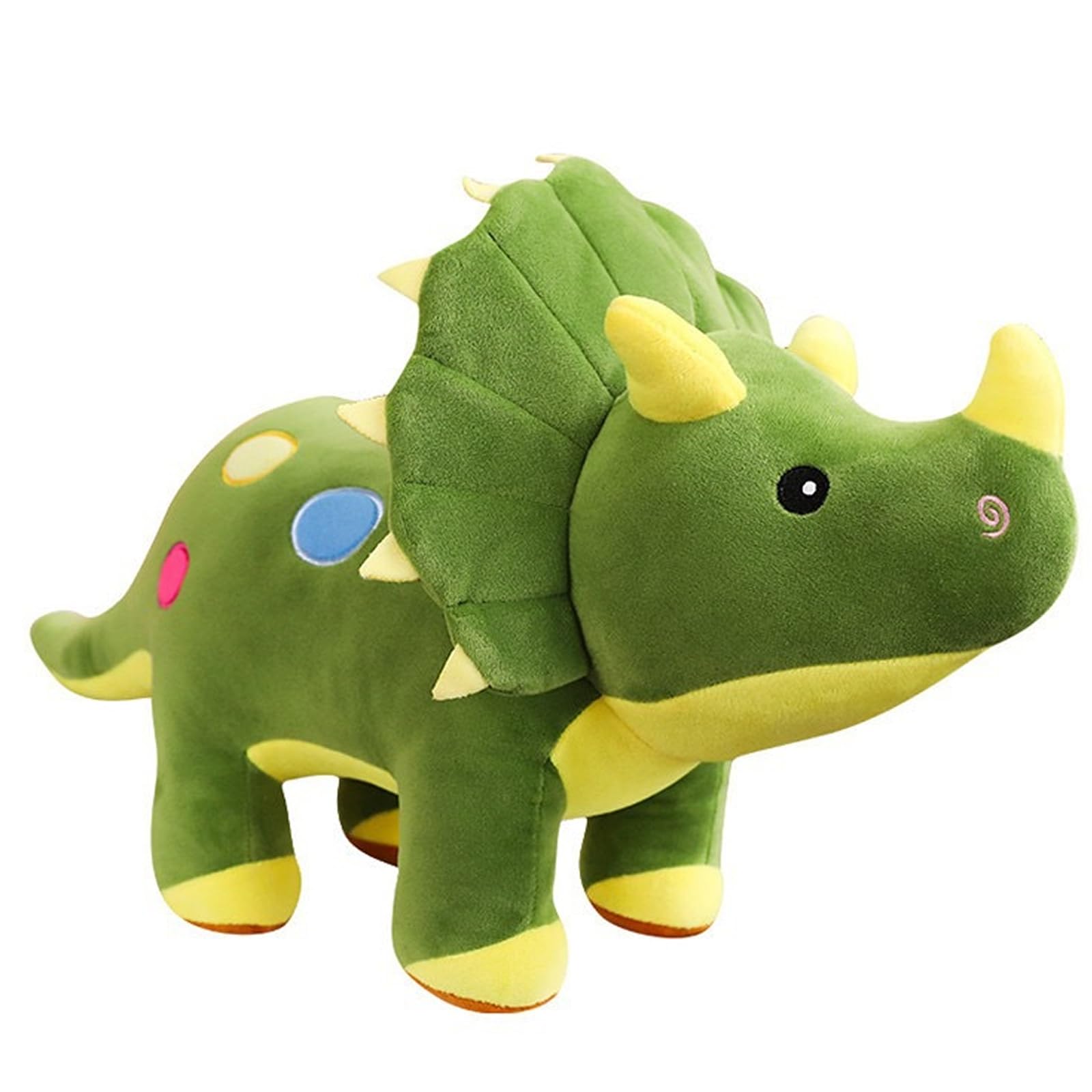 TOMMYFIELD Dinosaur Plush Tyrannosaurus T-Rex Pillow Green 15.7in Toy