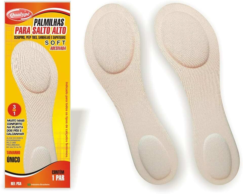 QUALYPÉ Palmilha Para Salto Alto Soft Bege Qualypé Bege Único