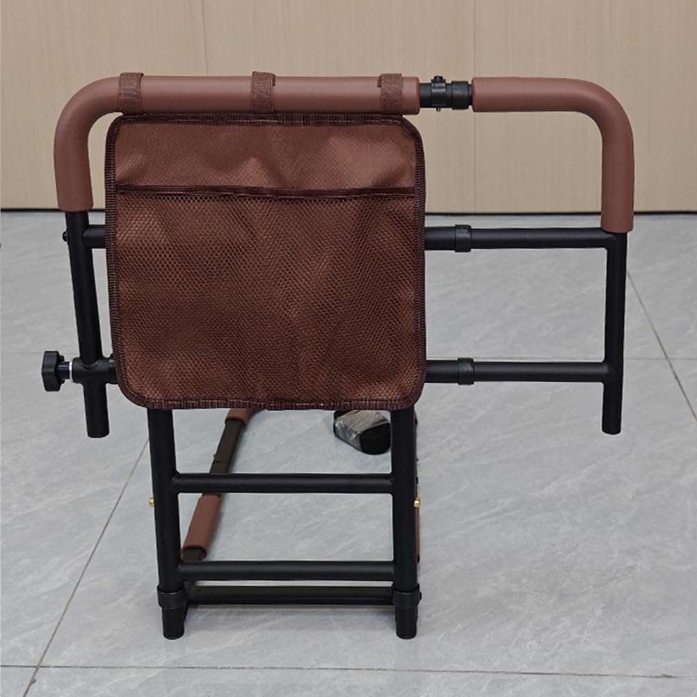 Barandilla Cama Adulto, Ayuda para Levantarse De La Cama Barrera Cama Adultos con Bolsa | Almacenamiento Barandilla Cama Ajustable a Cualquier Cama Barrera Seguridad Adultos