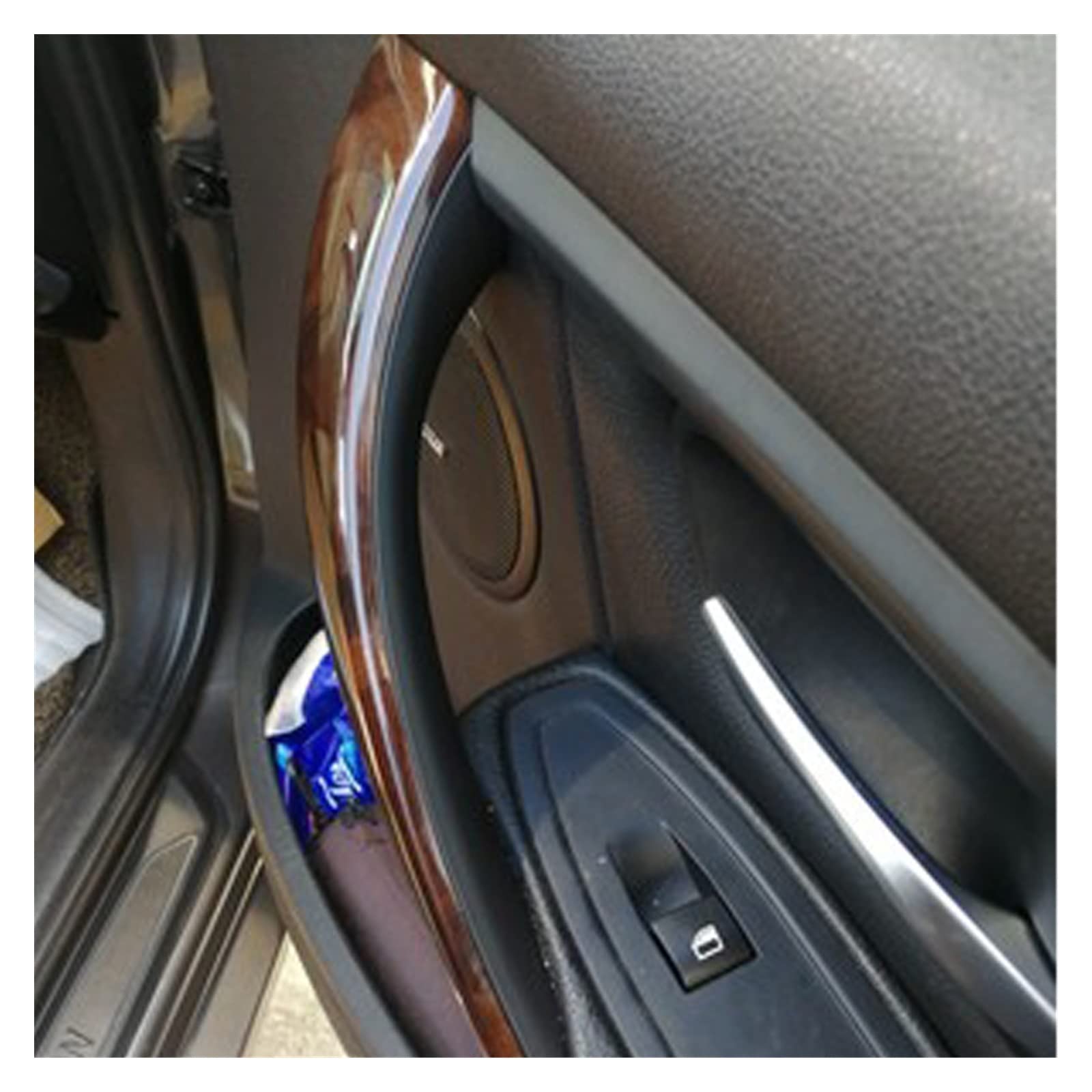 Armsteun Interieur Voor BMW F30 F80 F31 F32 F34 F35 Zwart Links/Rechts Auto Binnendeur Handvat Trim Pull Grab Panel Handvat Binnendeurgreep (Kleur : Black-2PCS-Rear