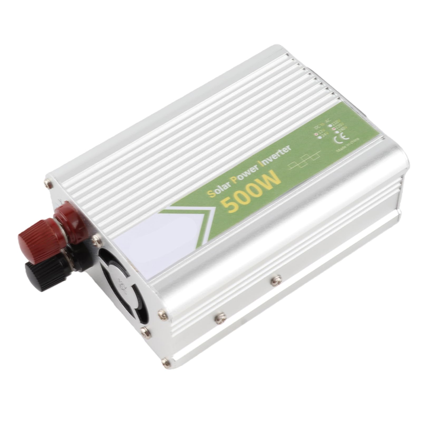 Aukson Power Inverter DC12V a AC220V 500W Smart Power Converter LED Multi Protection Safety Car Inverter y Puede Alimentar computadoras portátiles, Reproductores de DVD, cámaras Digitales, etc.