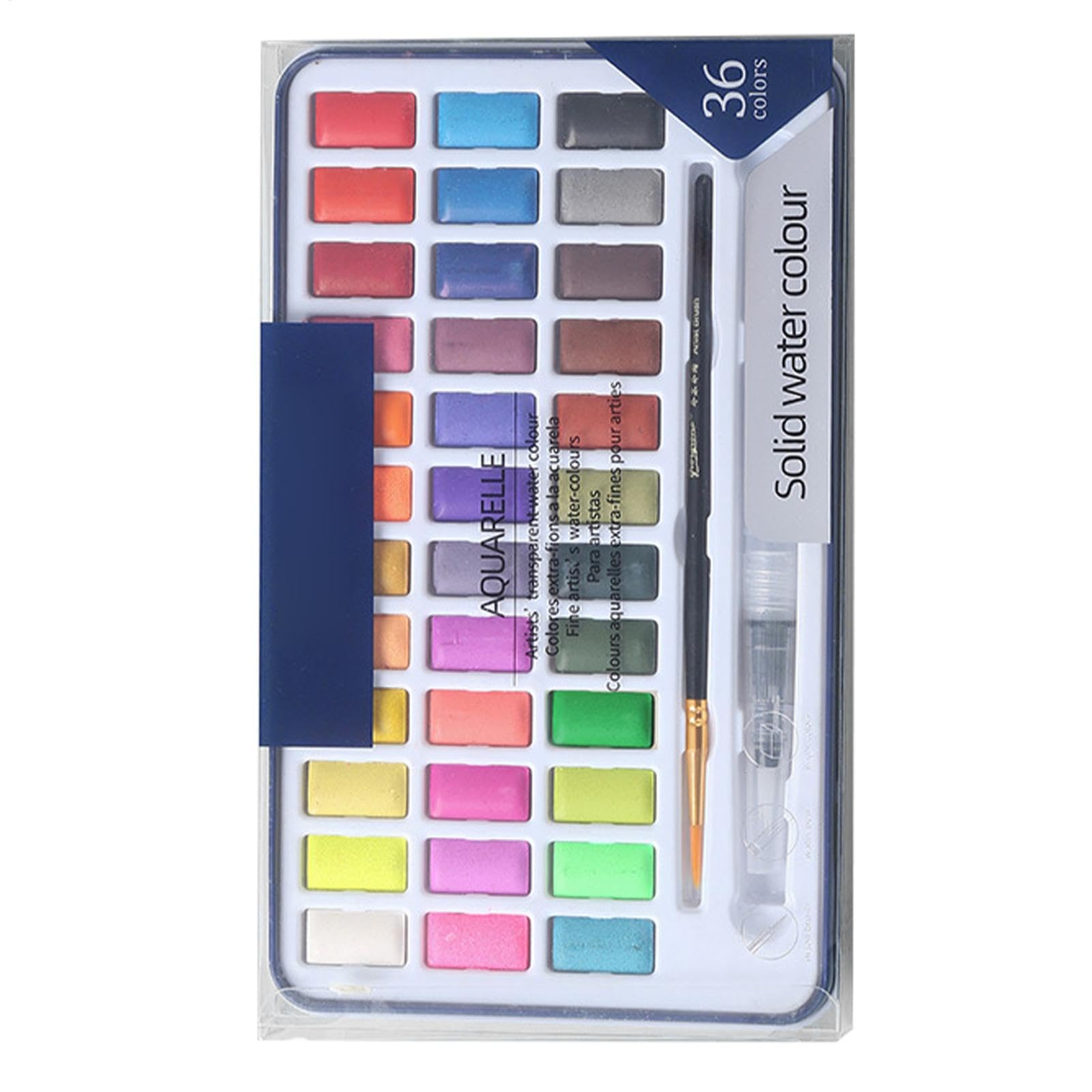 Ensemble aquarelle compact résolvant le manque de place en voyage