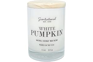 White Pumpkin Scented Candle - Aromatic Delight for Your Home