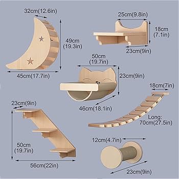 Amazon.co.jp: Catwalk, Cat Step Wall, Cat Shelf and Perch