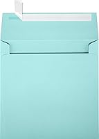 Vista 48 de LUXPaper Sobres de invitación cuadrados Despegar y prensar 8 x 8 pulgadas Natural Texto de 70 libras 50