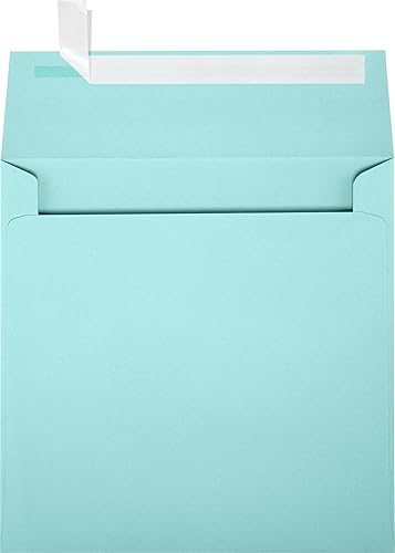 Sobres cuadrados de 5 12 x 5 12, Seafoam
