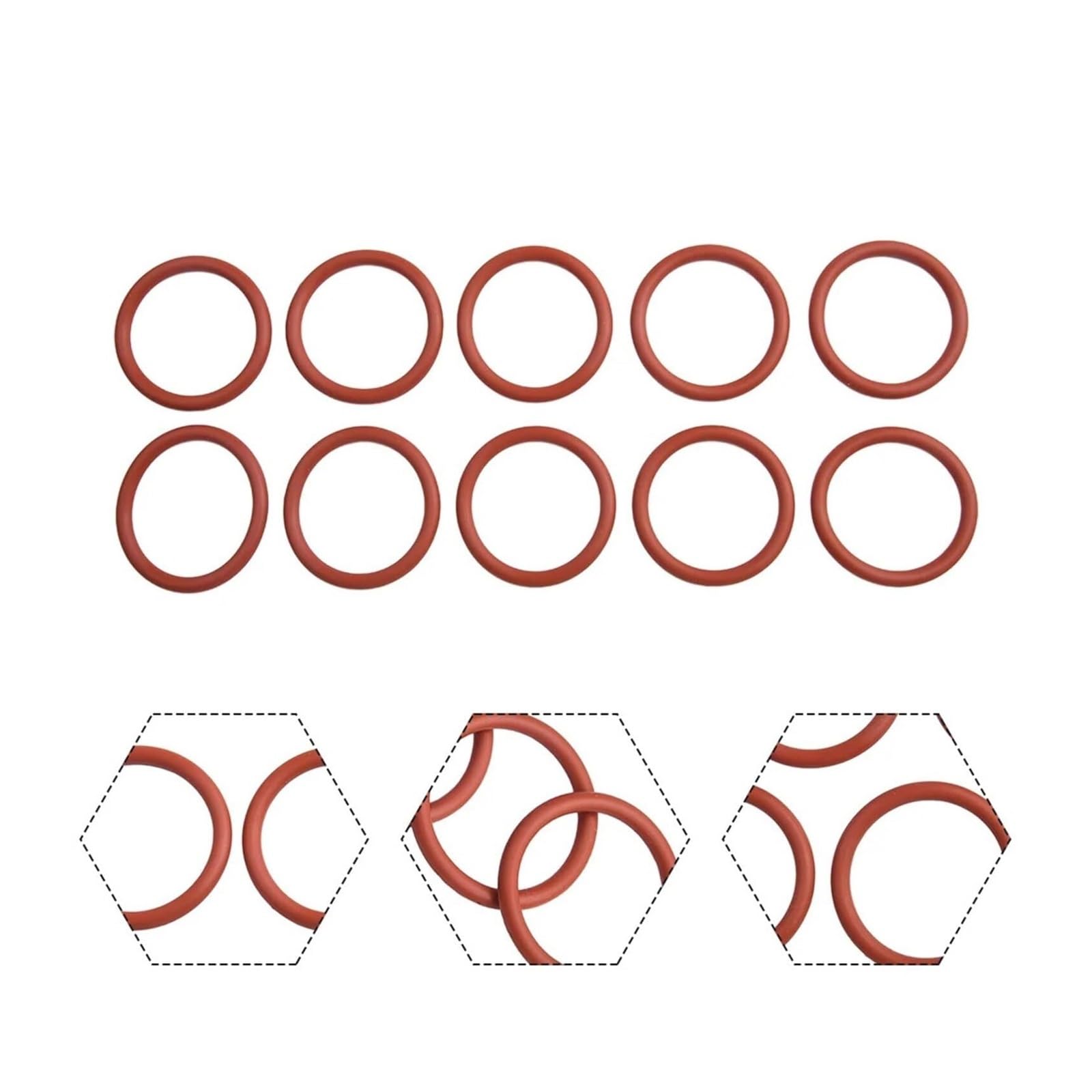 36mm O-ringi Uszczelka silikonowa do części zamiennych do ekspresów do kawy(10PCS)