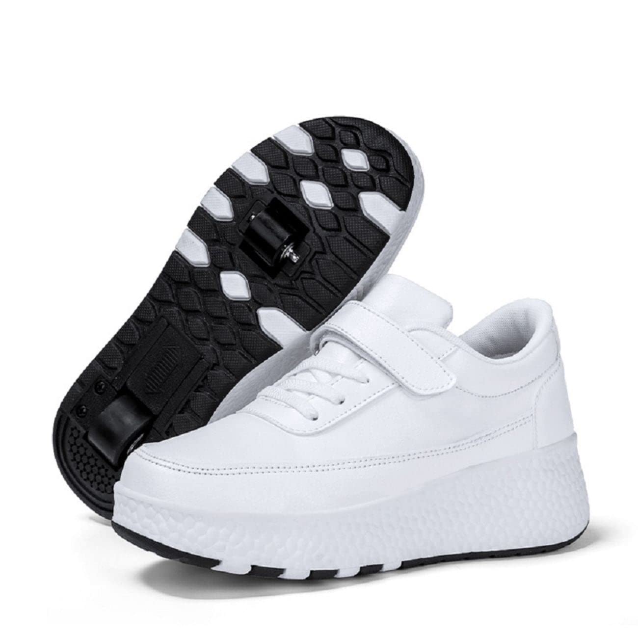 HUSKSWARE Chaussures à roulettes pour Enfant 2 en 1 avec Patins à roulettes