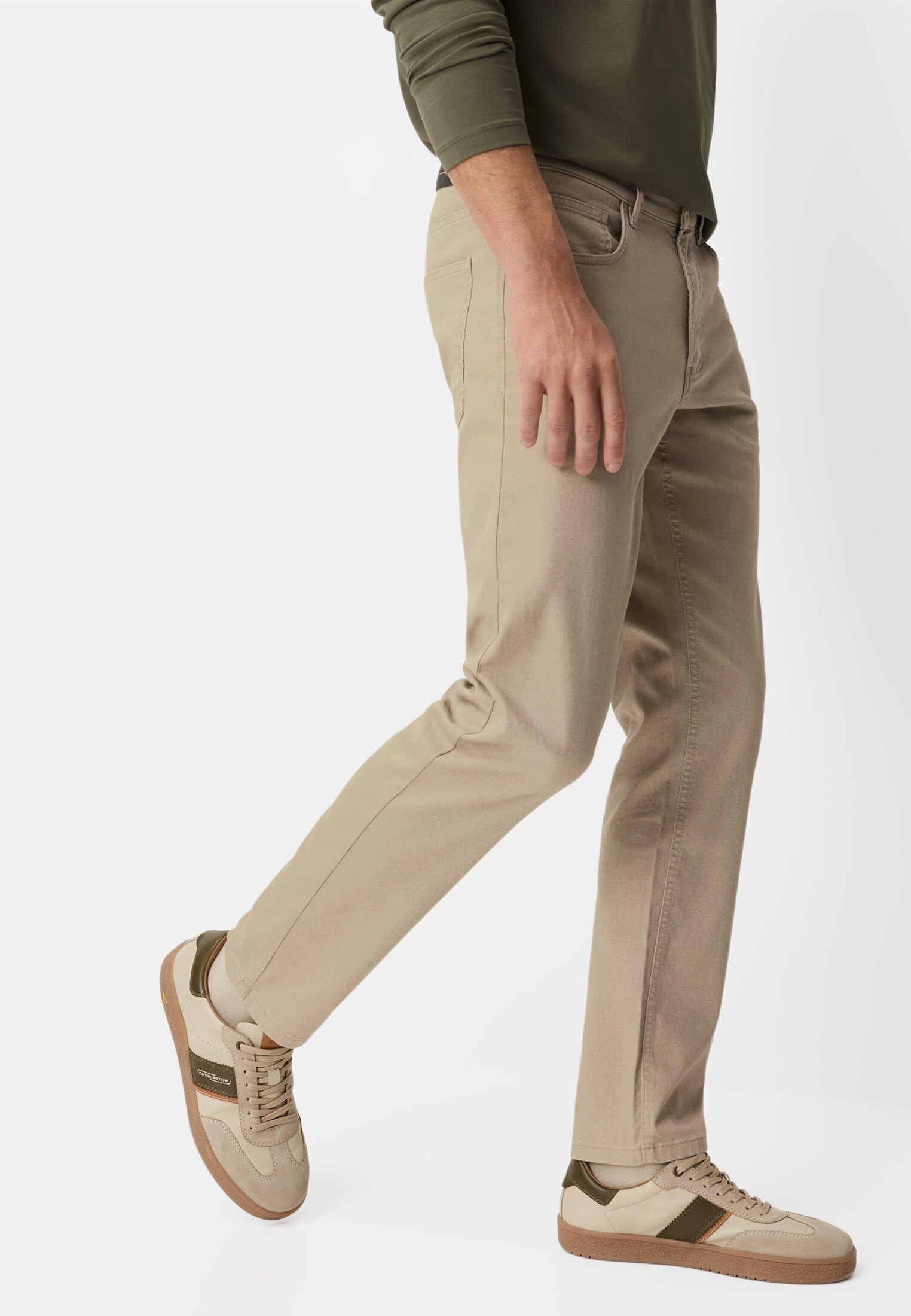 camel active Herren Regular Fit 5-Pocket-Hose