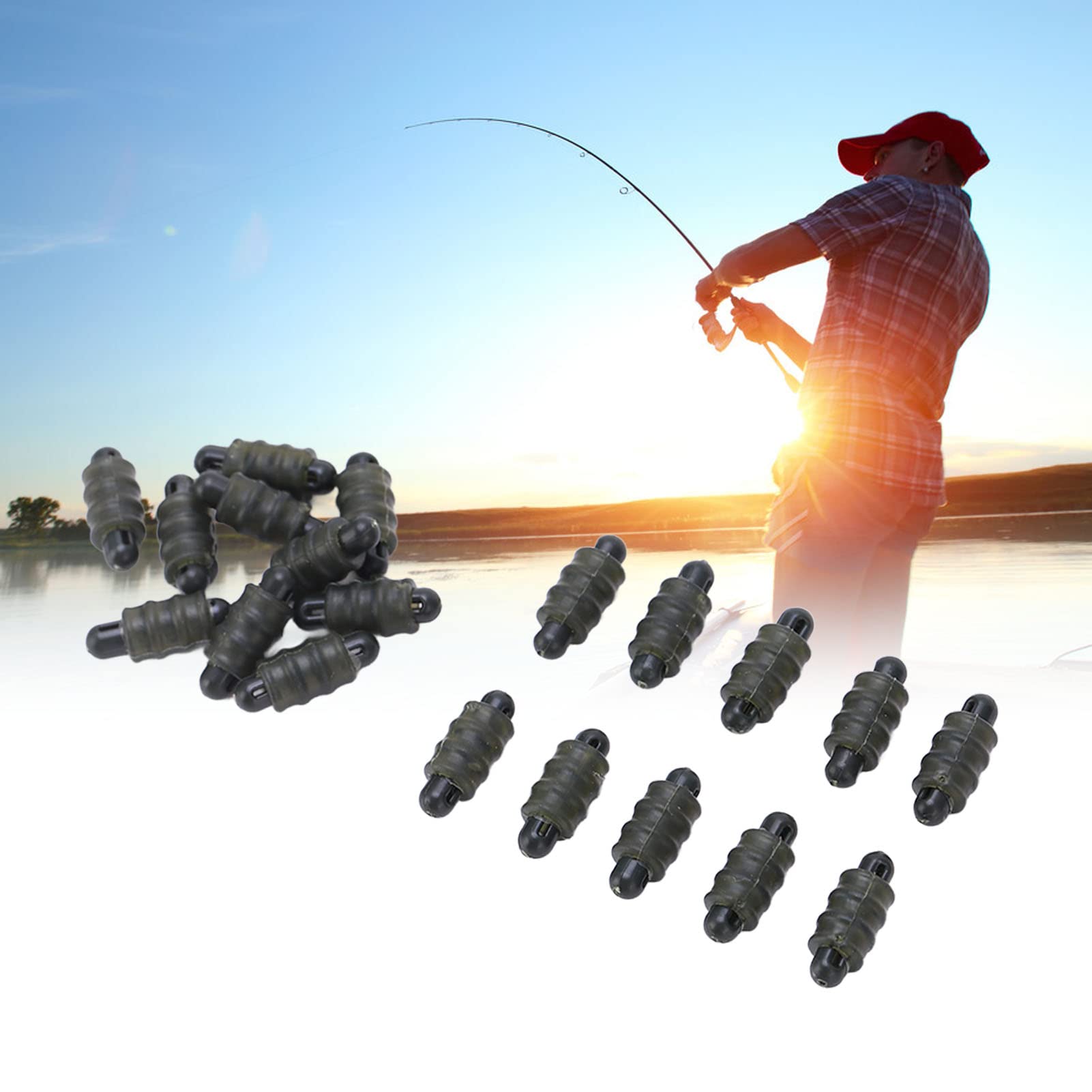 Perline A Cambio Rapido,30 Pezzi Gancio Perline Per Pesca - Foto 2