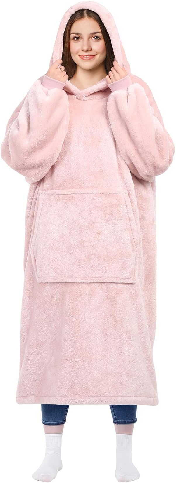 KPBLIS Wearable Blanket Hoodie for Women and Men