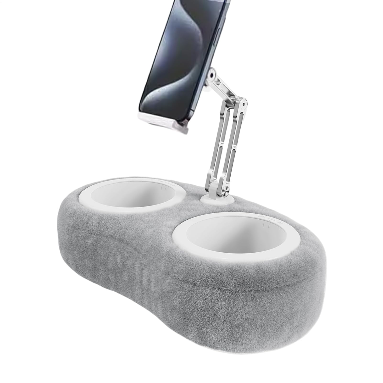 Genérico Tablet-Halterung, Tablet-Halterung mit Kissen – verstellbar für abnehmbare Schüssel | für Telefon für Bett, kompatibel mit T