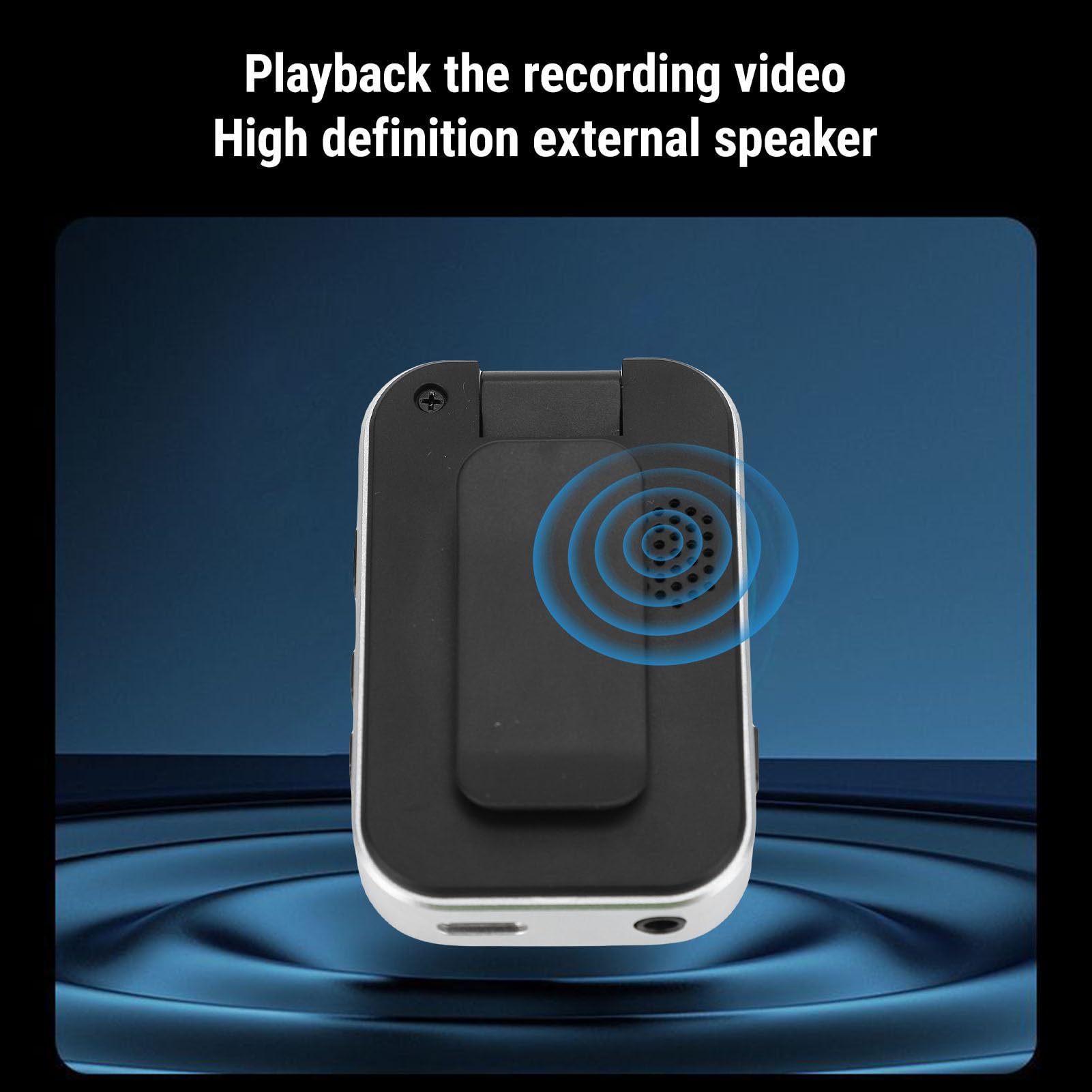 Lettore MP3 Bluetooth 5.4 Sportclip 2.0 pollici Touch Screen Music Player con fotocamera per sport, MP3 con 7 giochi cerebrali, video, registratore, foto, e-book, supporta fino a 256 GB