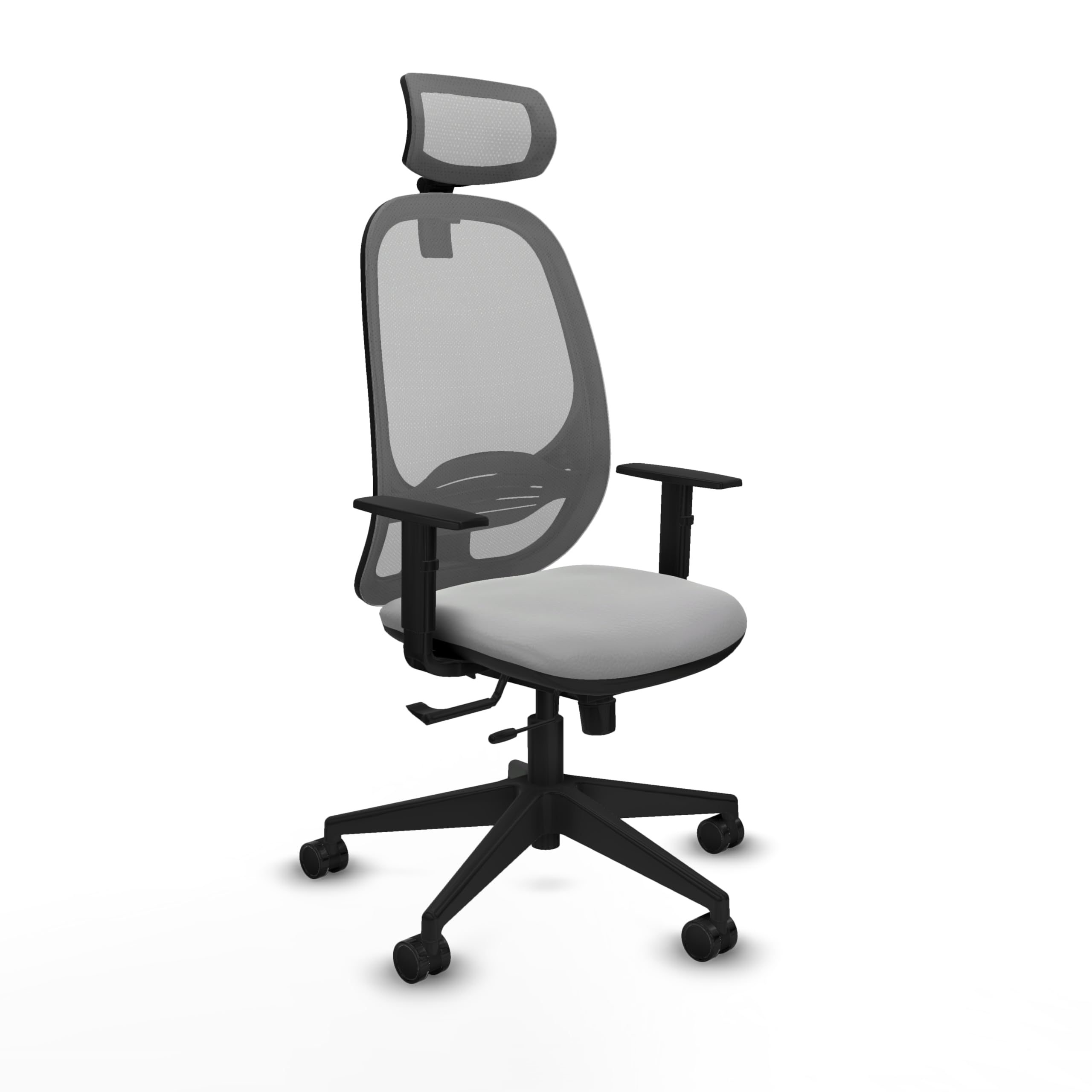Chaise pour établi ergonomique grise idéale pour les longues heures d'atelier