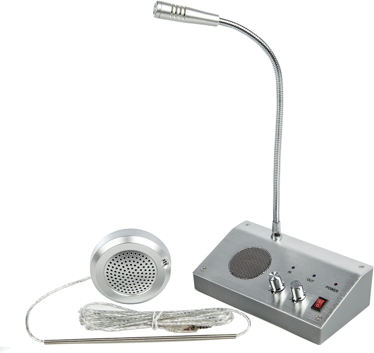 CYSSJF Micrófono Ventanilla Para Banco/Hospital/Clínica