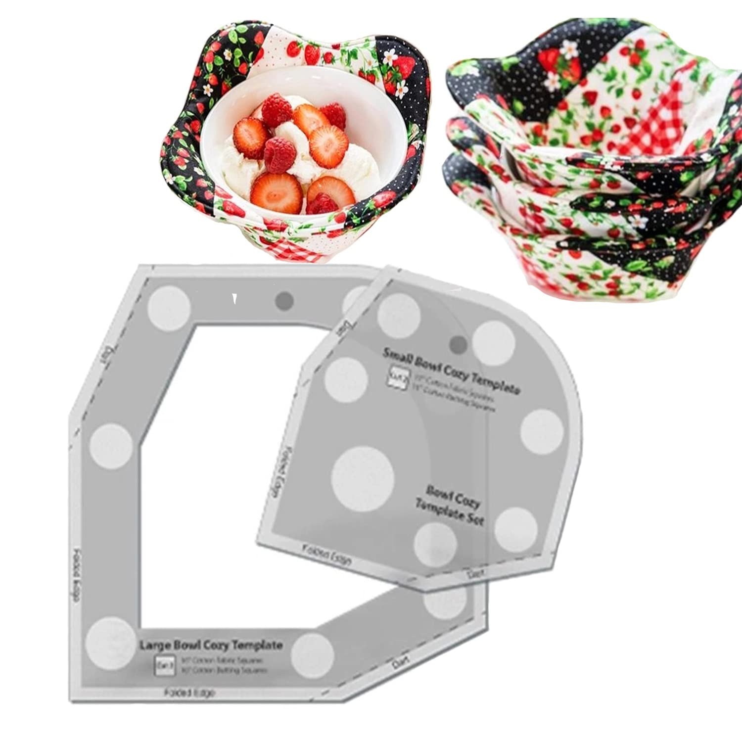 Buy CASOME Cozy Template Cutting Ruler Set, Simple Cozy Template 3