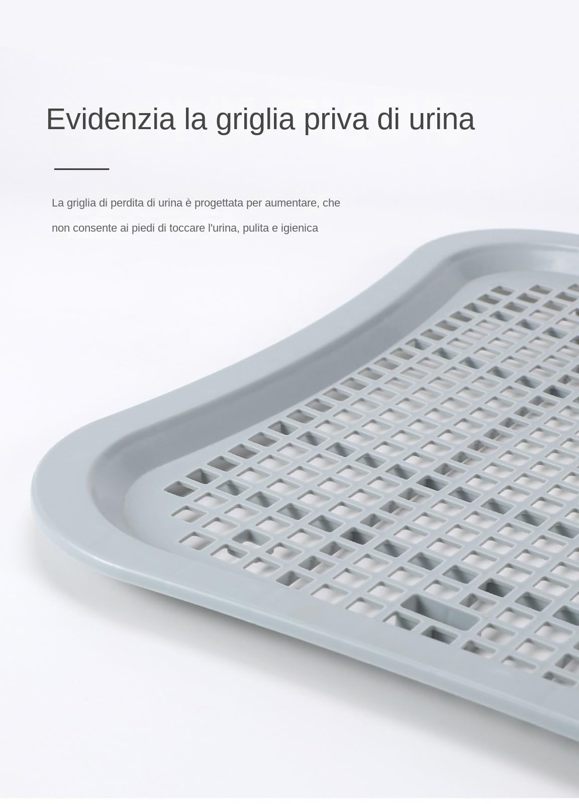 WC per Cani Cani Porta di pipì con Parete Alta Facile Pulizia Mantieni la lettiera per Cuccioli di Cuccioli a Secco della Zampa per condomini di, Grande Blu,Toilette per cani, orinatoi grandi, medi e