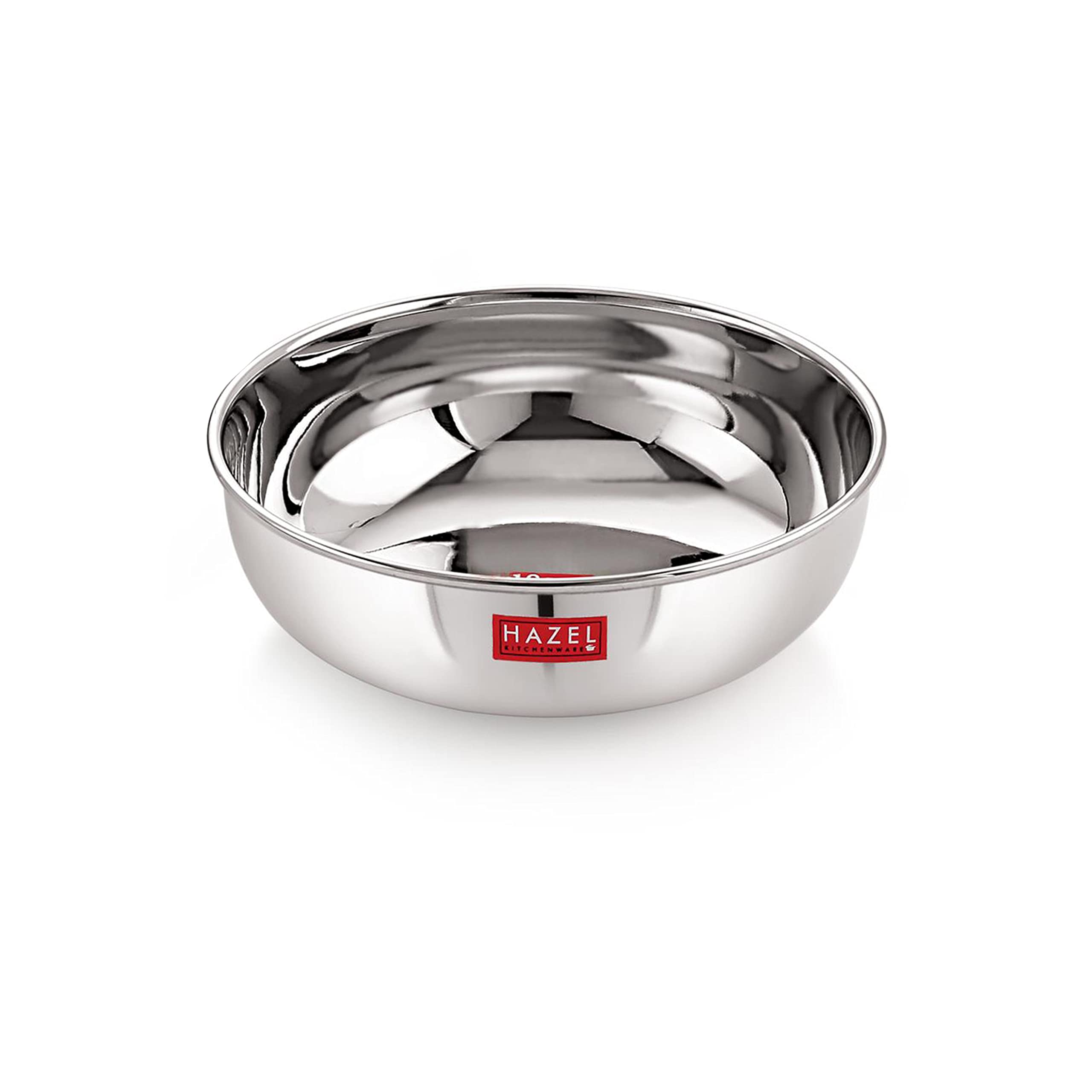 HAZEL Stainless Steel Kadai Without Handle | 1000 ml Steel Kadai | Stainless Steel Cookware & Serveware | Multipurpose Tasra for Daily Use (B07D336CL1) Amazon Price History, Amazon Price Tracker