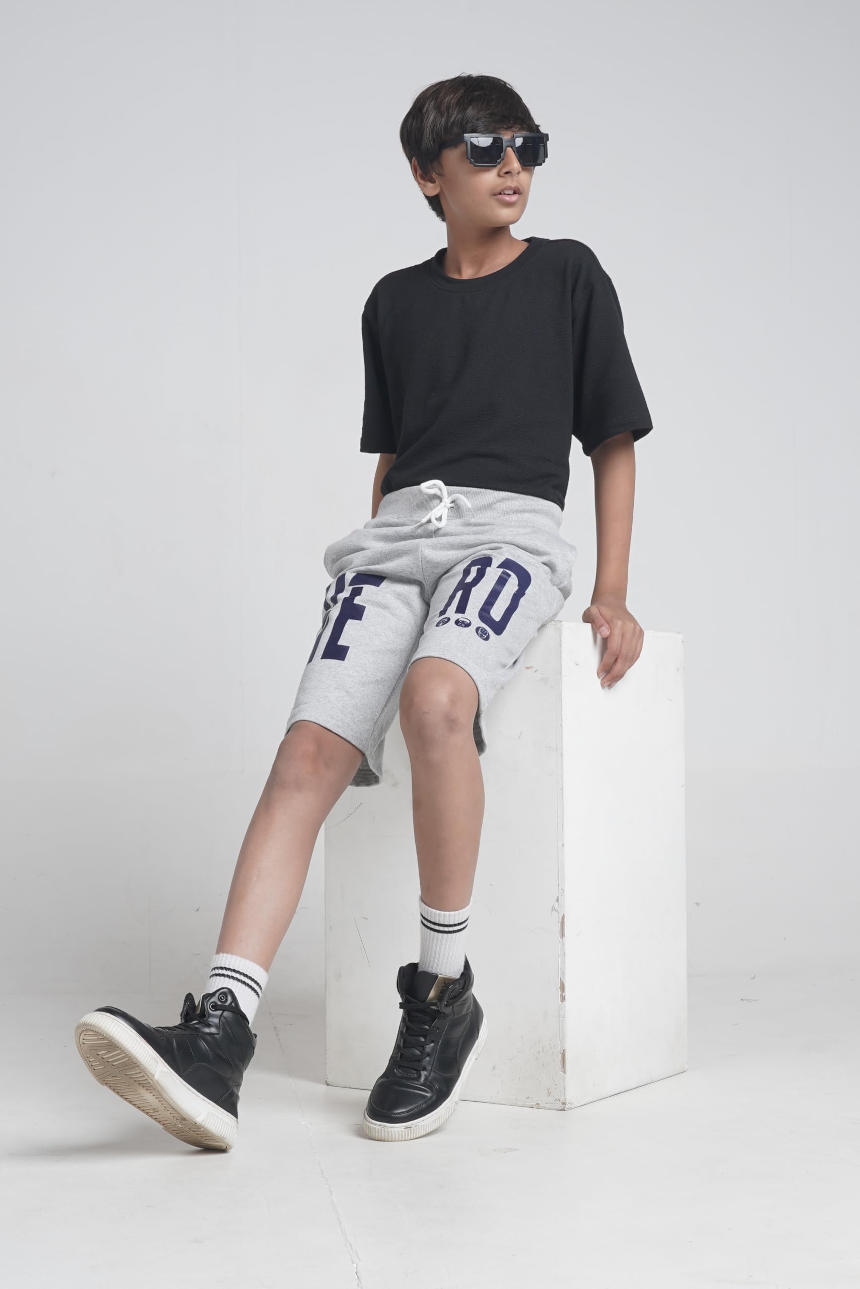 T2F Pantalones cortos para niños, Multicolor2, 3-4 a�os