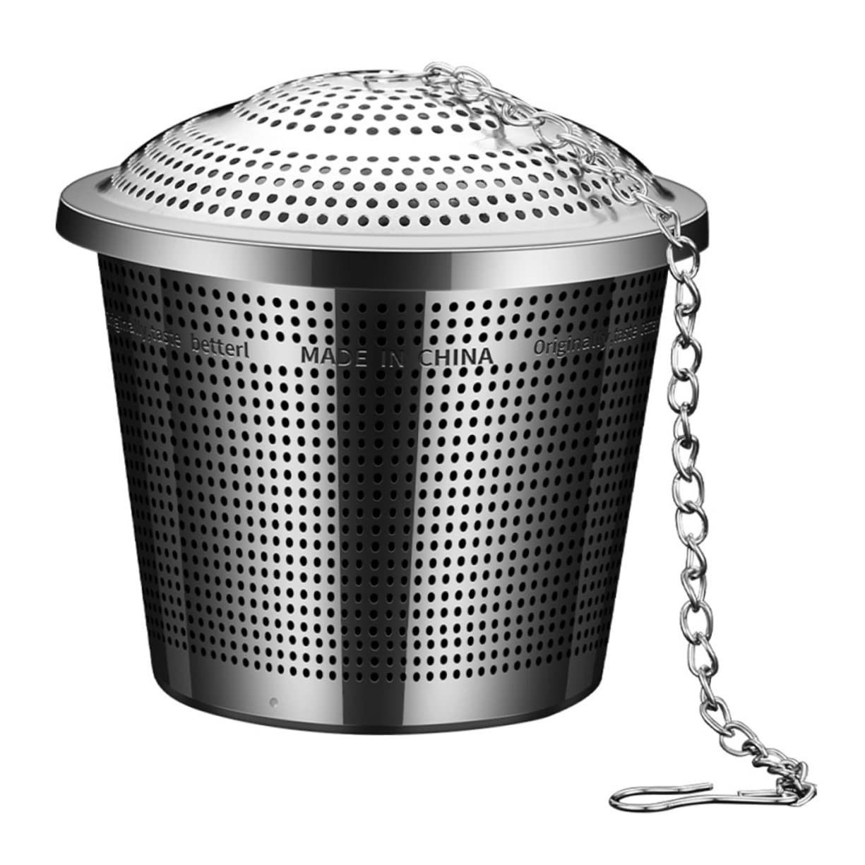 Healifty Stainless Steel Seasoning Mesh Strainer Ball Multipurpose Tea Infuser Filter for Cooking Brewing Convenient Storage for Soup Seasonings Spice Separation