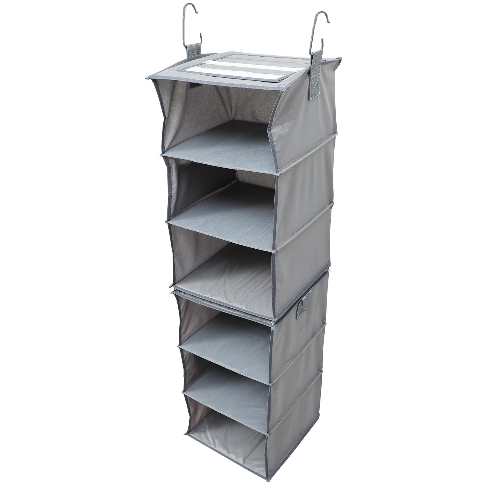 Multilayer Hängeregal aus Oxford Gewebe Abnehmbarer Kleiderschrank Organizer für Kleidung Aufbewahrung Verschleißfest für Schlafzimmer und Schrankorganisation