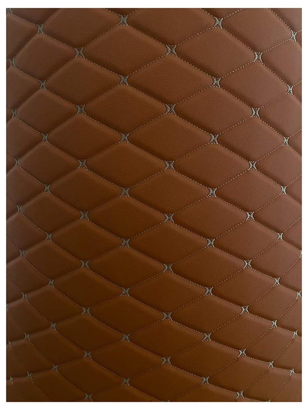 Cuir synthétique matelassé marron pour rénover un fauteuil de salon cosy - 8