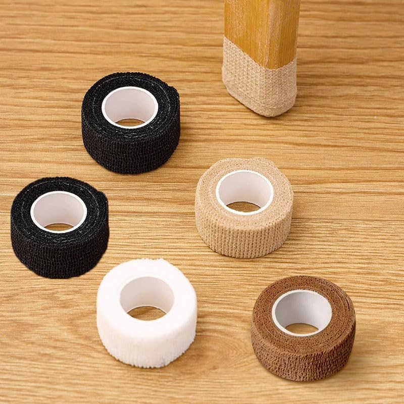 5Pcs Anti Noise Floor mats for Tables and Chairs, Anti Slip Foot Straps for Chairs, Floor Protection Covers, wear-Resistant Chair Foot Covers with Elastic Bandages
