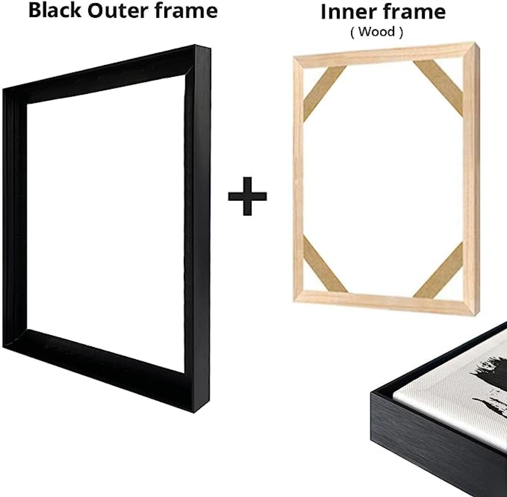 Amazon.com: Canvas Prints Wall Art Chinese flower and bird bridge