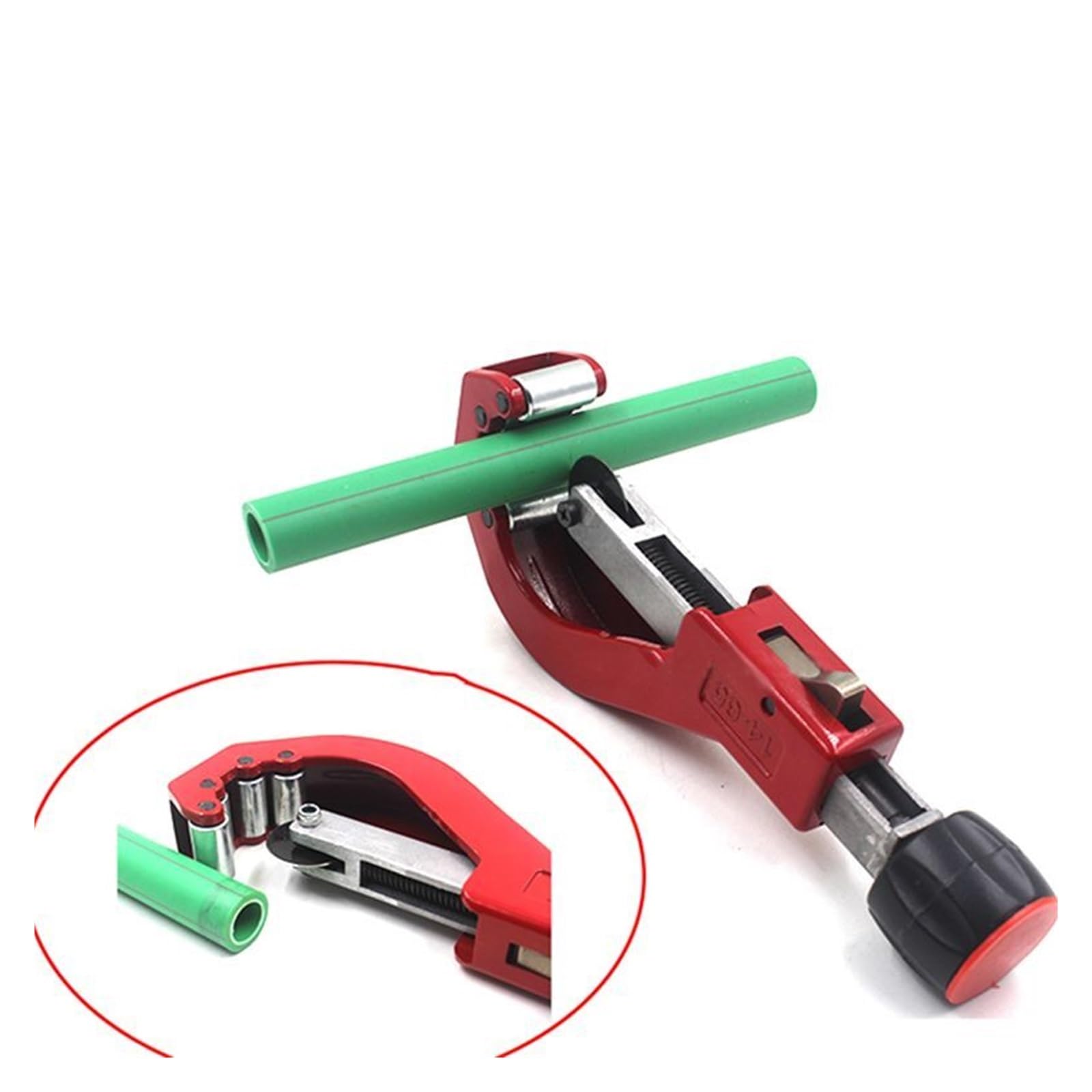 Cortador De Tubos PPR, Tijera Doble Propósito 14-65mm/50-120mm, Ideal For Compuestos, PVC Termofusible Plástico PE Alta Calidad De Corte(50-120mm)