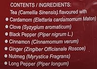 Vista 5 de Wagh Bakri Masala Tea Hojas de té especiadas en paquete de exportación, 8.825 onzas