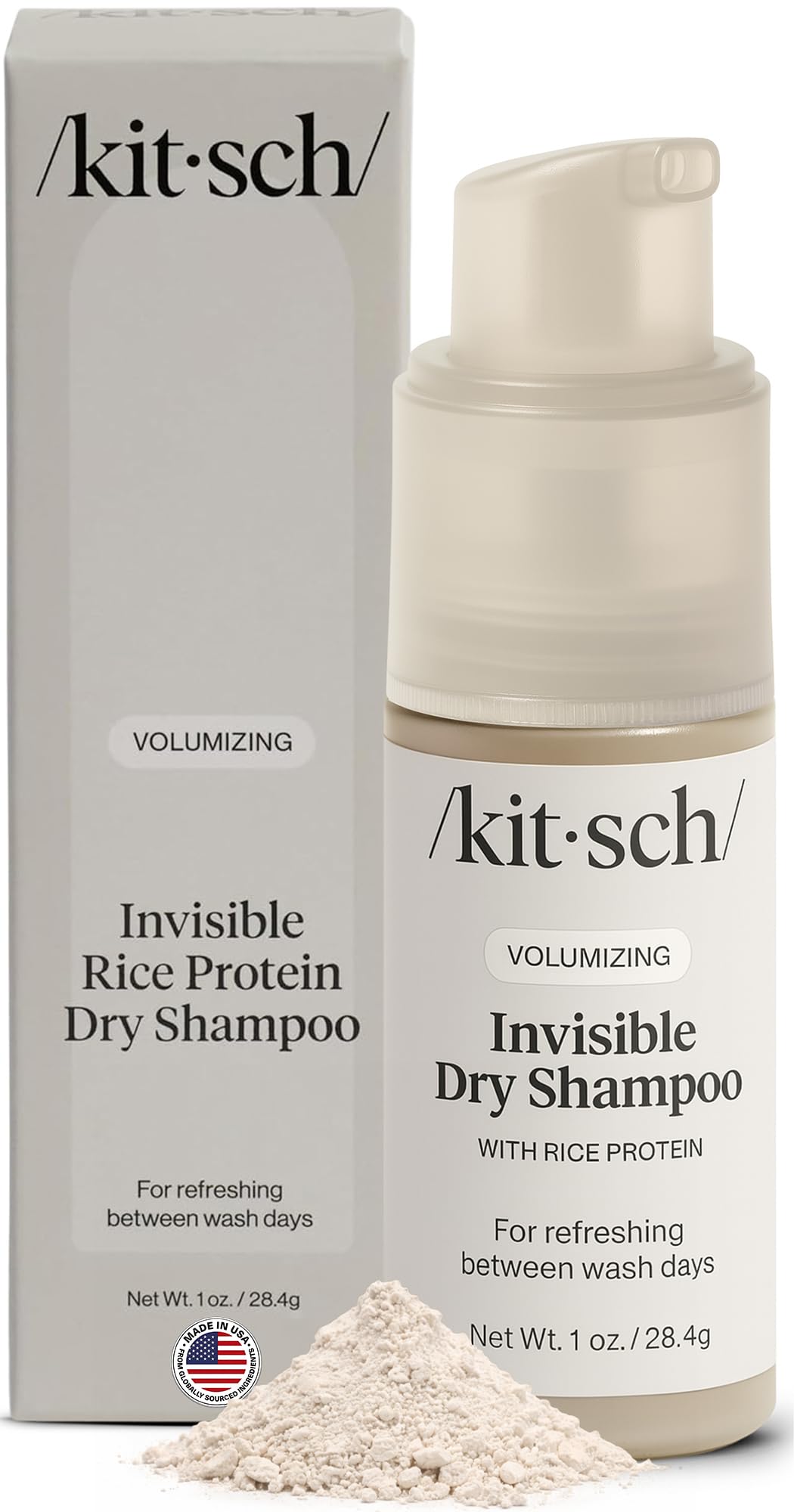Volumizing Rice Protein Dry Shampoo Powder